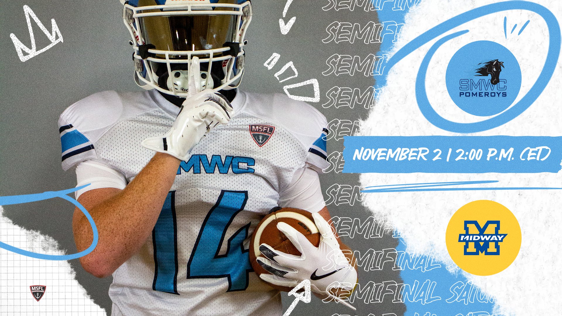 SMWC Hosts Midway In Semifinal Saturday Opening Game